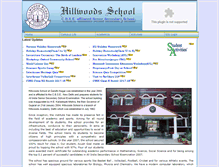 Tablet Screenshot of hillwoodsindia.org
